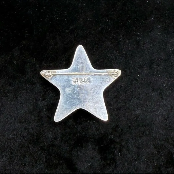 Tiffany & Co. Vintage Puffy Star Brooch Pin – Sterling Silver 925 Mexico - Picture 2 of 3